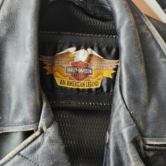 Vintage 90's Harley-Davidson Leather Jacket – Size S - Picture 3 of 5